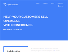 Tablet Screenshot of exportabroad.com